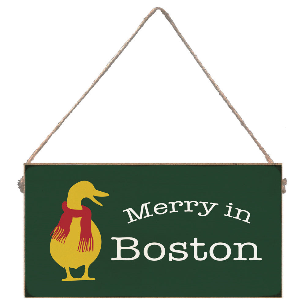 Holiday Duckling Twine Sign