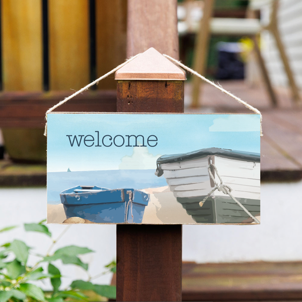 Personalized Boat Twine Hanging Sign