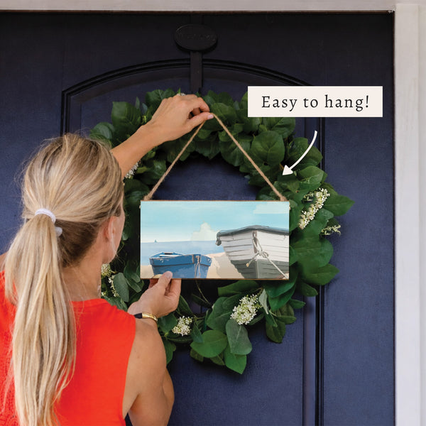 Boats Twine Sign