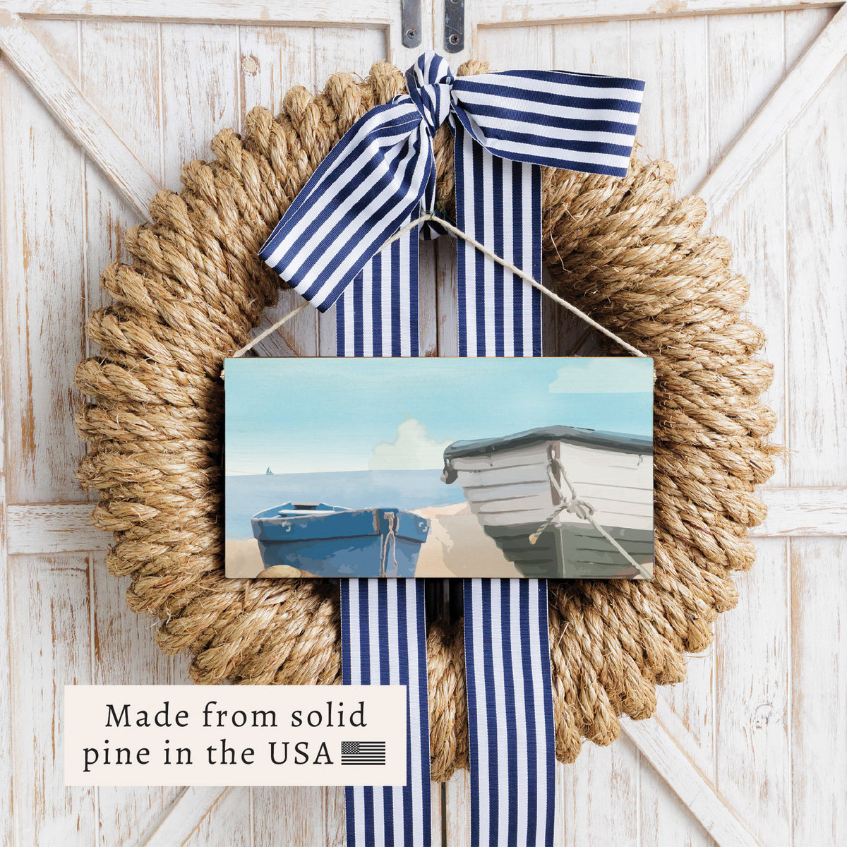 Boats Twine Sign