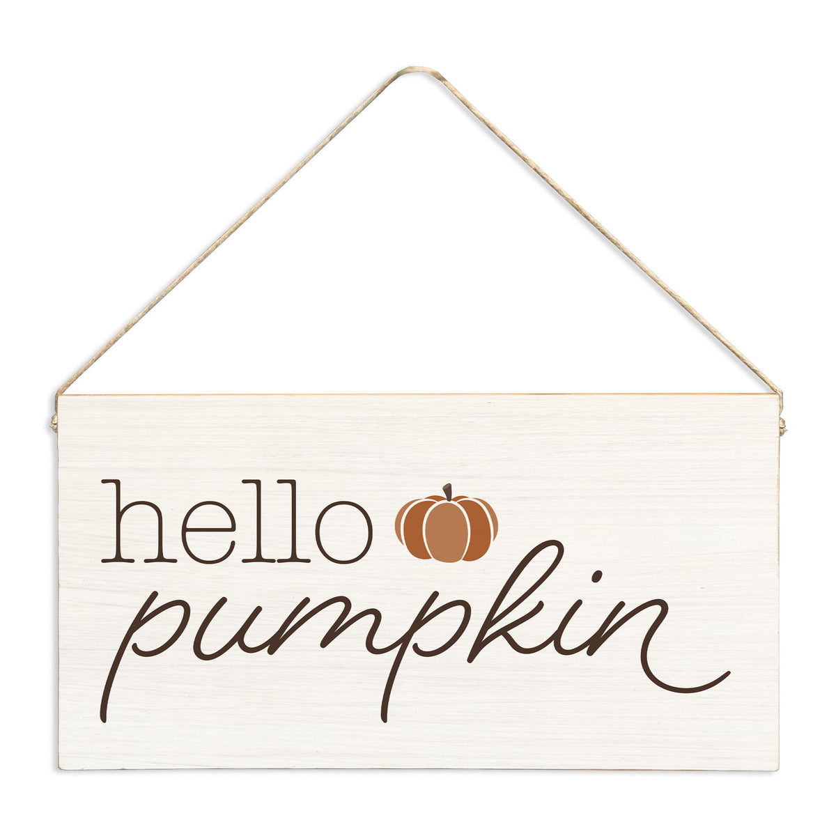 Hello Pumpkin Twine Sign