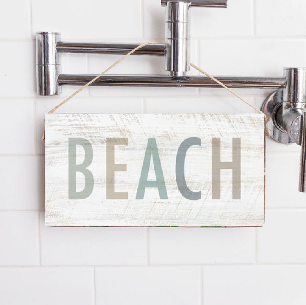 Beach Twine Hanging Sign