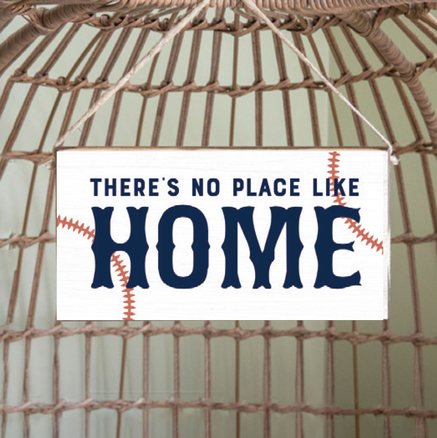 No Place Like Home Twine Hanging Sign