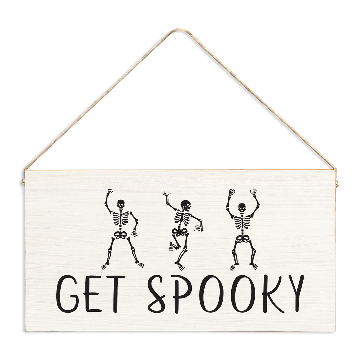 Get Spooky Skeleton Twine Sign