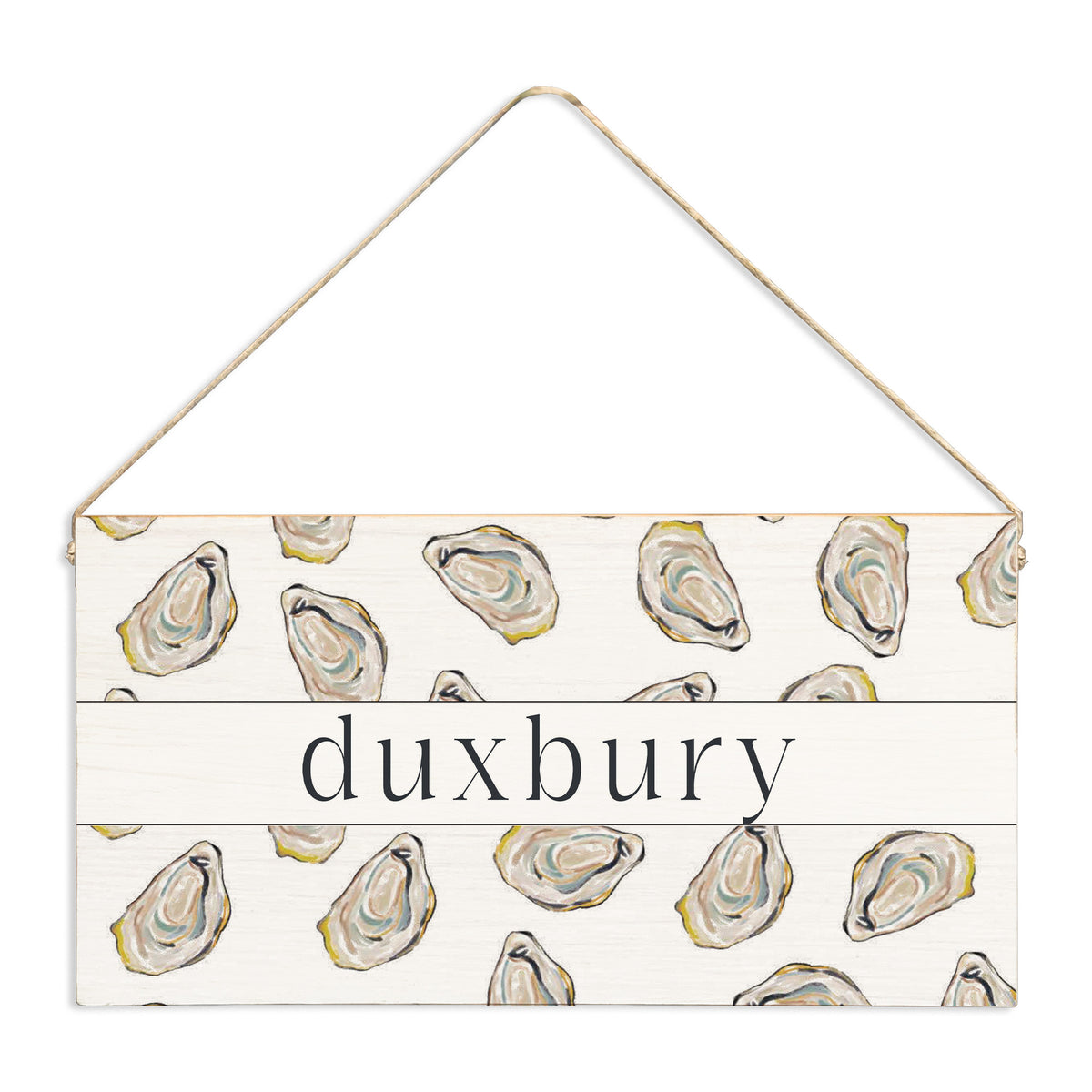 Half Shell Oyster Personalized Twine Sign