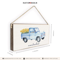 Daffodil Truck Personalized Twine Sign