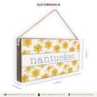 Daffodil Personalized Twine Sign