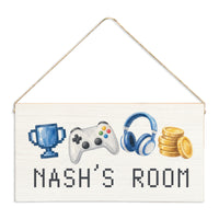 Gamer Icons Personalized Twine Sign