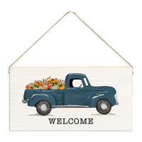 Fall Truck Personalized Twine Sign