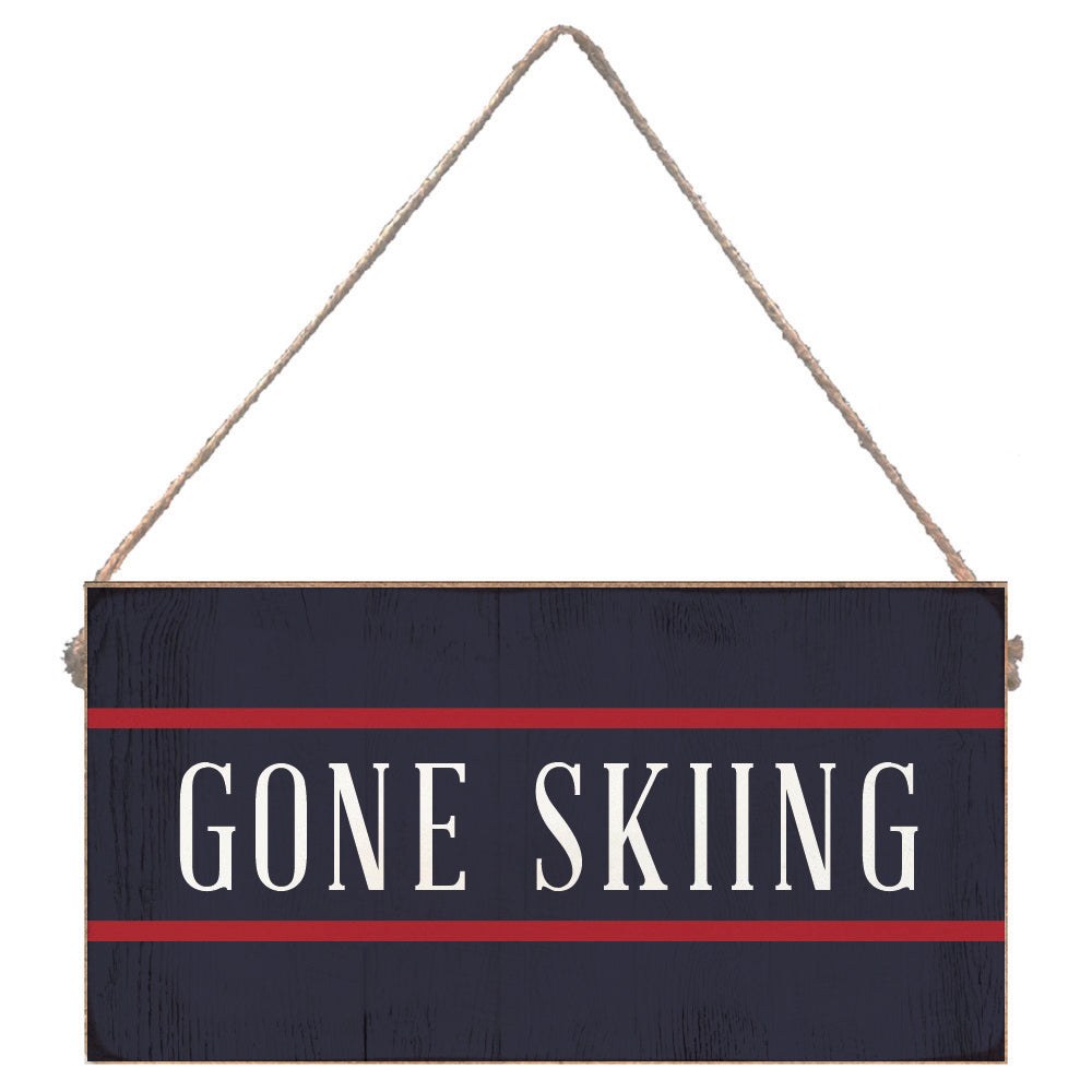 Navy/Red Personalized Twine Sign