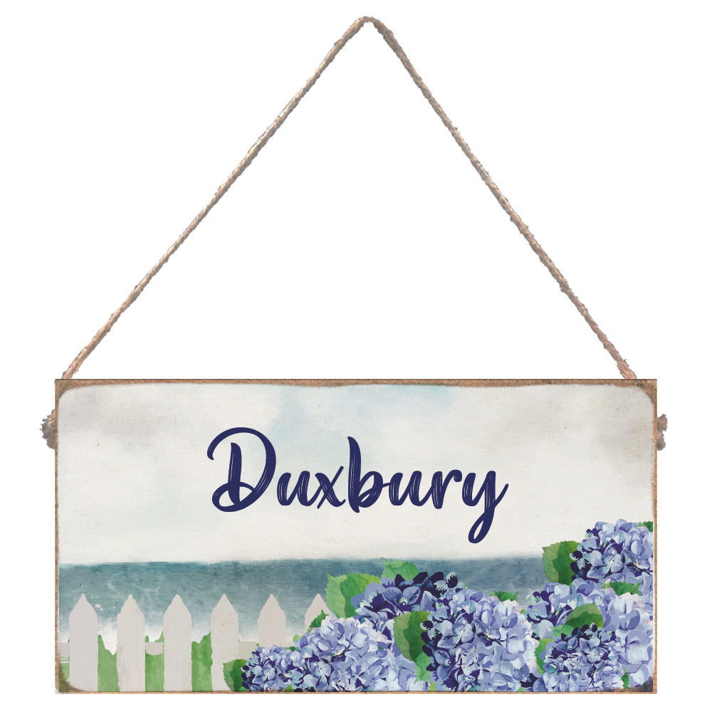 Hydrangea Dreams Personalized Twine Sign