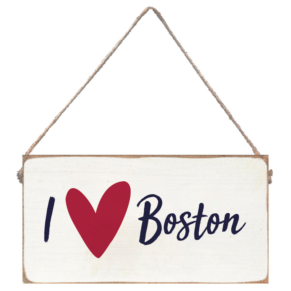 I Heart Personalized Twine Sign