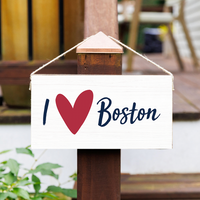 I Heart Personalized Twine Sign