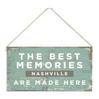 Best Memories Personalized Twine Sign