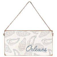 Oysters Personalized Twine Sign