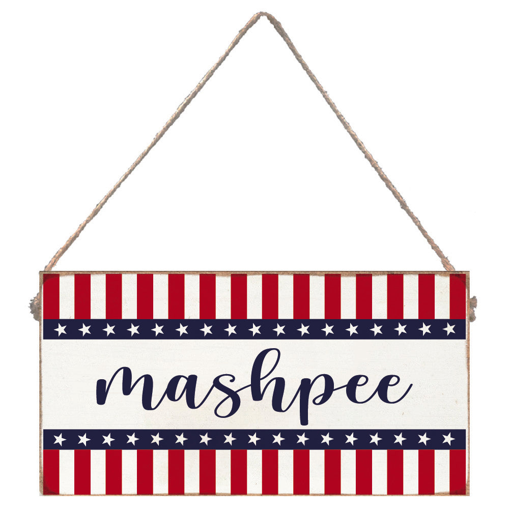 Star Spangled Personalized Twine Sign – Rustic Marlin