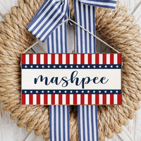 Star Spangled Personalized Twine Sign