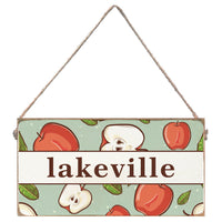 Apple Personalized Twine Sign