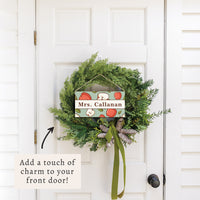 Apples Personalized Twine Sign