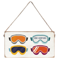 Ski Goggle Vibes Personalized Twine Sign