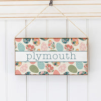 Colorful Easter Egg Personalized Twine Sign