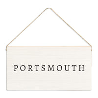 Classic Personalized Twine Sign