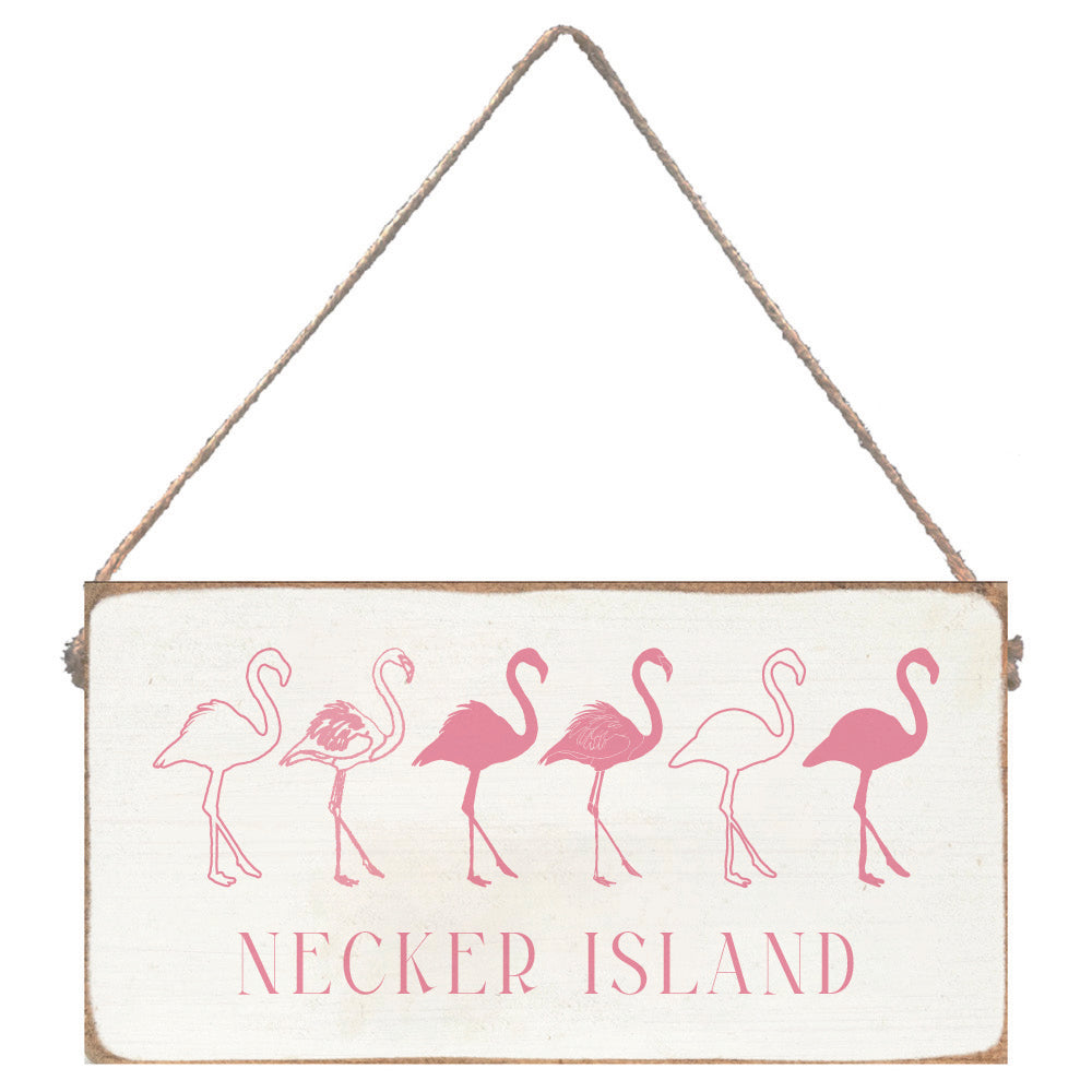 Prb Sign Your Place Flamingo Personalized Twine Sign – Rustic Marlin
