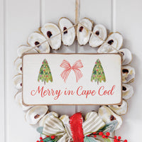 Merry Christmas Personalized Twine Sign