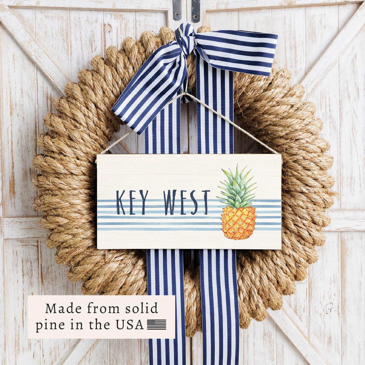 Pineapple Personalized Twine Sign