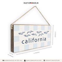 Seagulls Personalized Twine Sign
