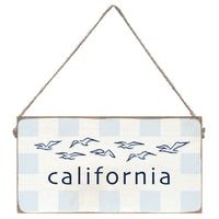 Seagulls Personalized Twine Sign