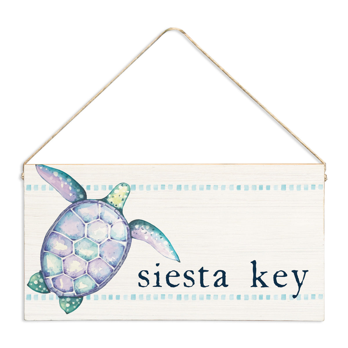 Sea Turtle Personalized Twine Sign