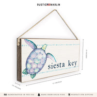 Sea Turtle Personalized Twine Sign