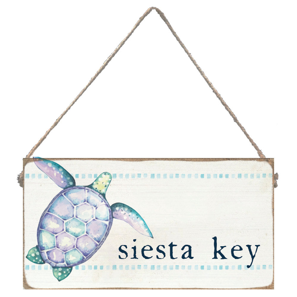 Sea Turtle Personalized Twine Sign