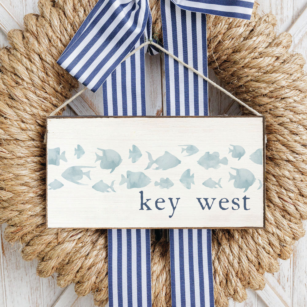 Fish Personalized Twine Sign