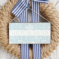 Ocean Breeze Personalized Twine Sign