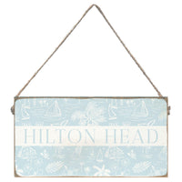 Ocean Breeze Personalized Twine Sign