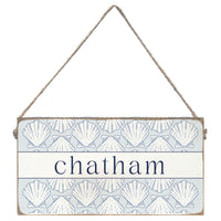 Scallop Shells Welcome Personalized Twine Sign