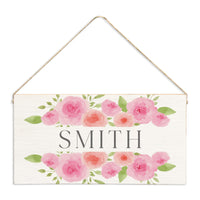 Roses Personalized Twine Sign