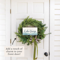 Waterscape Welcome Personalized Twine Sign