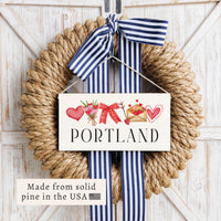 Valentine Icons Personalized Twine Sign