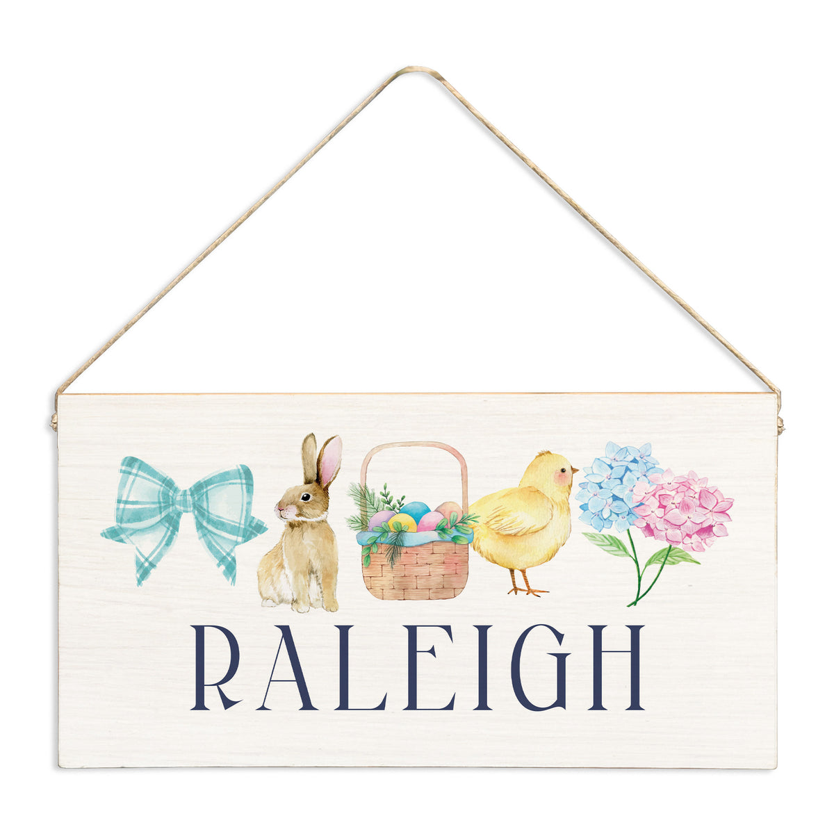 Easter Icons Personalized Twine Sign