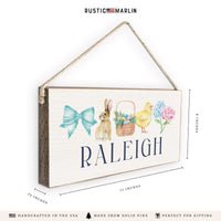 Easter Icons Personalized Twine Sign