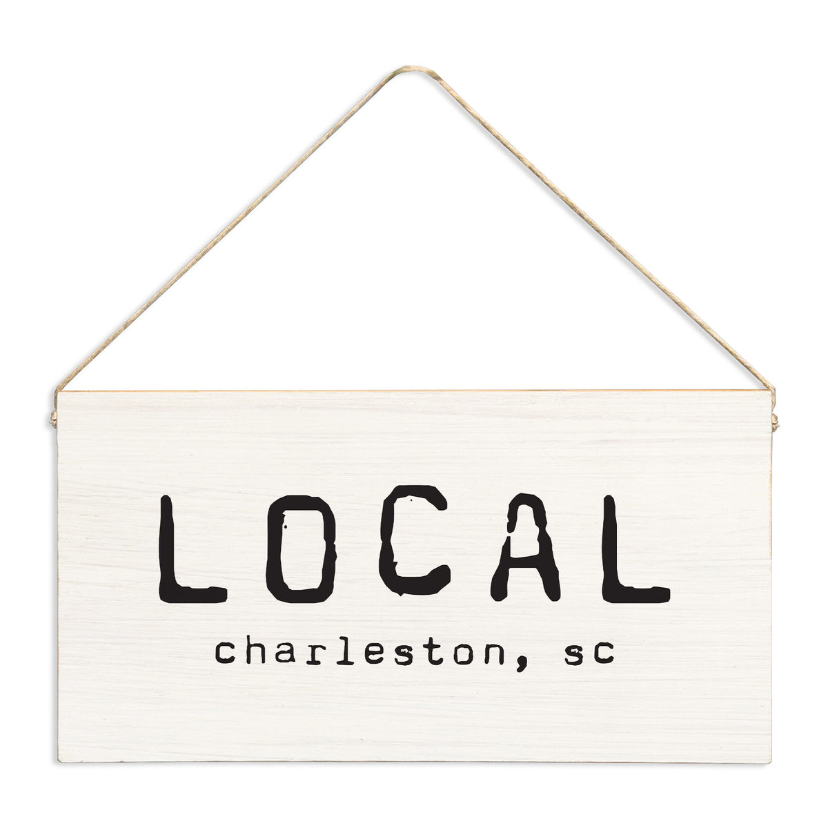 Local City Personalized Twine Sign