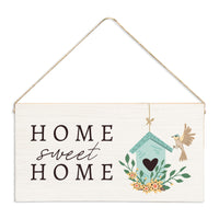 Home Sweet Home Birds Twine Sign
