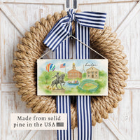 Boston Landmarks Twine Sign
