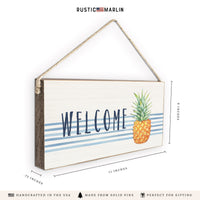 Pineapple Welcome Twine Sign