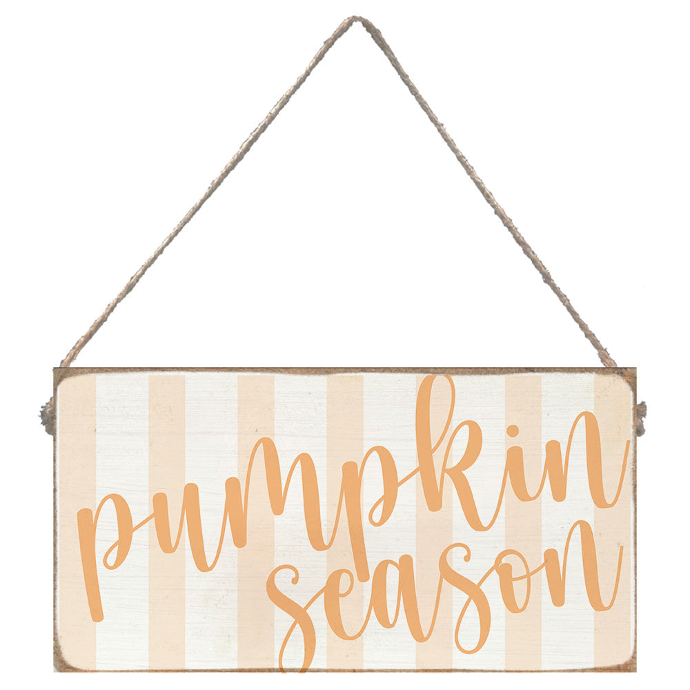 Pumpkin Season Fall Twine Sign