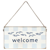 Seagulls Welcome Twine Sign