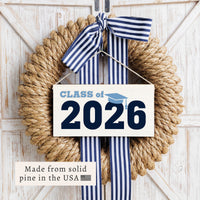 Class Of 2026 Blue Twine Sign